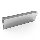 onlyfire Wasserbehälter aus Edelstahl für Holzkohlekörbe, Räuchereinsatz Kugelgrill, Smokereinsatz, Kugelsmoker Einsatz, Silber