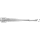 WMF BBQ Grillzange lang 44 cm, Cromargan Edelstahl, Feststellmechanismus, platzsparend, Grillbesteck für Steak, Fisch, Gemüse