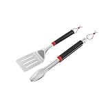 Weber Grillset/Zweiteilig, besteht aus Grillzange & Wender, komfortabler Griff, spühlmaschinenfest (3401326)