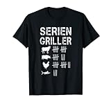 Serien Griller Steak Opa Grillmeister Wurst Bratwurst T-Shirt
