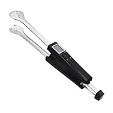 TOYANDONA Bbq Grillzange mit Thermometer und Edelstahl messsonde Digitales Küchen thermometer für Präzise Fleischtemperatur Sicherer Griff Vielseitig für Grillen Backen und Kochen Schwarzes