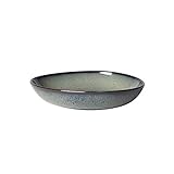 like. by Villeroy & Boch – Lave gris Schale flach klein, 22 x 21 x 4,2 cm, stilvolle Speiseschale aus Steingut für kleine Beilagen und Salate, spülmaschinengeeignet