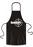 YORA Grillschürze für Männer lustig - Vatertagsgeschenk inkl. BBQ-Urkunde - lustige Geschenke zum Vatertag - Geschenkideen Papa & Opa (Bratort)