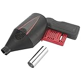 Tragbarer Grillventilator Manuell Bedient BBQ Gebläse Handgebläse Grill Fön Grillgebläse für Draussen Camping Kochen Picknick Grill Grillwerkzeug