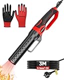 EZUVITA Elektrischer Grillanzünder,700 °C Heißluft Anzünder für Holzkohle, BBQ und Lagerfeuer,2000W,3m Kabel,Schnelles & Sichere Anzünden ohne Chemie
