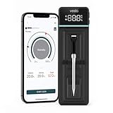Vesta Precision Vestemp BP20 Kabelloses BBQ-Fleischthermometer | Intelligente Kochsonde mit Bluetooth und WLAN, LED-Anzeige, spülmaschinenfest, 72 Stunden Akkulaufzeit, Dreifachsensor