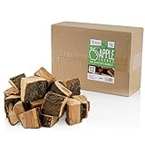 BBQ-Toro Apfel Chunks Räucherchunks | 2 kg | rauchintensive Holzchunks aus Apfelholz | Räucherklötze für Gasgrill, Smoker, BBQ (2)