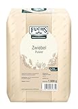 Fuchs Professional - Zwiebelpulver | Schonend verarbeitet, zum Würzen von herzhaften Gerichten | Profi-Qualität für Großverbraucher und Gastronomie | 1 kg im recyclebaren Beutel