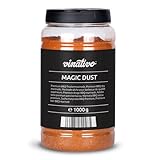 vinativo Magic Dust BBQ-Rub – 1kg – Marinade für Fleisch – zum Grillen – Magic Dust 1000g – BBQ Gewürz – Rub für Spareribs