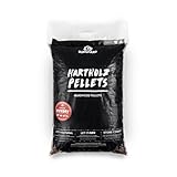 BURNHARD® Holzpellets 10 kg, Grillpellets für Pizzaofen, Pelletsmoker & Gasgrill - Hickory