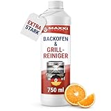 Maxxi Clean 1 x 750 ml Backofen und Grillreiniger Gel Paste I extrastarker selbstarbeitender Fettlöser I entfernt hartnäckige Verkrustungen ohne Schrubben I Backofen Herdplatte Grill I Made in Germany