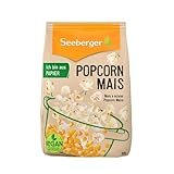 Seeberger Popcorn-Mais 10er Pack: Butterfly Puffmais im Vorratspack - frisches Popcorn schnell zubereitet - individuell würzbar, vegan (10 x 500 g)