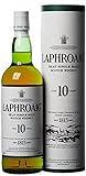 Laphroaig 10 Jahre Islay Single Malt Scotch Whisky, mit Geschenkverpackung, einzigartig rauchig-torfiger Geschmack, 40% Vol, 1 x 0,7l