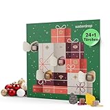 waterdrop® Adventskalender 2025 - Limited Edition - 25 exklusive Überraschungen für Dich selbst oder zum Verschenken - Weihnachtsgeschenkset für Frauen & Männer - Verleiht deinem Wasser Geschmack