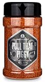 Ankerkraut Pull That Piggy, Pulled Pork BBQ-Rub, Gewürzmischung zum Grillen, 220g im Streuer