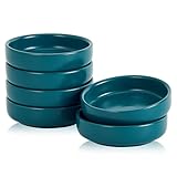 Swuut Keramik Sojasosenschale,9cm Dipping Schalen 6er Set, kleine Vorspeisen Pinch Dip Schüssel für Beilagen, Sushi, Ketschup, BBQ (Grün)