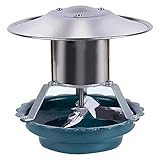 JHKJ Rauchsauger 120 W, Rauchabzugsventilator, Kaminabzug, Kaminventilator, Ventilator, Abluft, Kaminabzug, Grillluft, Rauchabzugsventilator, Durchmesser 21 cm,21cm