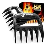 Mountain Grillers Pulled Pork Gabeln - Hochwertige Meat Claws für amerikanisches BBQ Pulled Pork - Fleischkrallen aus Kunststoff zum Zerteilen - Spülmaschinenfeste Bärentatzen Für Grillabende