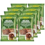 TULIP 8x 500g Haxe ohne Schwarte | Besonders zart & saftig gegart | Tafelfertig vakuumverpackt | Herzhafter Fleischgenuss in 35 Min. | Grillhaxe ohne Kühlung haltbar