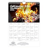 Grillzauber BBQ Planer DIN A4 Kalender für 2026 Grill - Seelenzauber