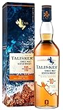 Talisker 10 Jahre, aromatischer Single Malt Scotch Whisky, mit Geschenkverpackung, handverlesen von der schottischen Insel Skye, 45,8% vol, 700ml Einzelflasche