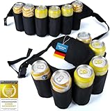 Bier-Holster Bierflaschen-Halter Biergürtel Flaschenhalter (Biergürtel 6-Fach)