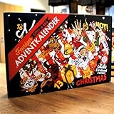 Chili- und BBQ-Adventskalender mit 24 Produkten | von mild bis höllisch | Geschenk für Advent und Weihnachten | Geschenk für Männer | Version mit Türchen | 1170g Füllgewicht