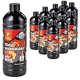 Boomex Flash Grillanzünder Grillanzündhilfe Flüssiganzünder Flüssig Anzünder Grill BBQ, Menge:12 L (2.50EUR/l)