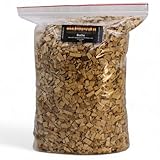 Räucherchips Buche 1000g – Grill-Chips für Fisch, Fleisch & Smoker, BBQ Woodchips Körnung (4-10mm) Naturholz aus PEFC-Forstwirtschaft - HACCP-Zertifiziert