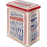 Nostalgic-Art Retro Vorratsdose L, 3 l, Popcorn – Geschenk-Idee für Diner-Fans, Große Blech-Dose, Vintage Design