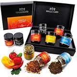 Hallingers Grilllust - Gewürz Geschenkset Grillen handmade, 5 Gewürze aus aller Welt (Set) - Muttertagsgeschenk & Geschenkideen zum Vatertag | Neues Zuhause Ruhestand Genesung