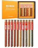 Tasty Tubes - Bold BBQ Box - Gewürz-Set - Besonderes Geschenk für Männer & Frauen - 10 verschiedene BBQ-, Dip- & Kräuterbutter-Gewürzmischungen - Geschenkbox für Grill-Begeisterte