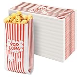 SEPGLITTER Popcorn Tüten - 320 Stück Papiertüten für Popcorn Bars & Filmabende